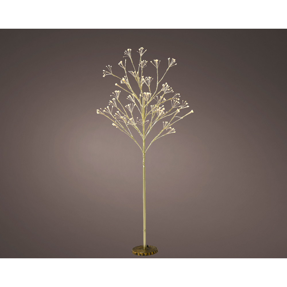 Arbre 672 micro led or blanc h180cm