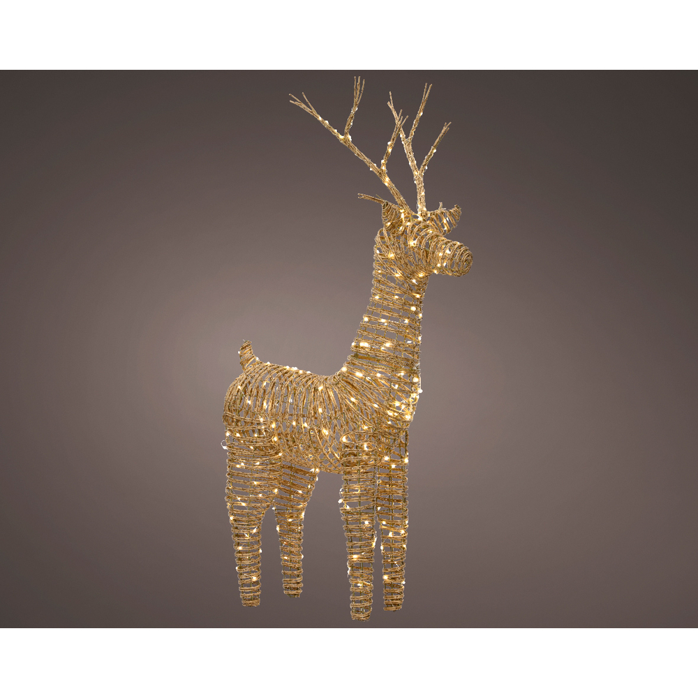 Renne lumineux 360 Micro led extérieur blanc chaud 24X60 h104cm