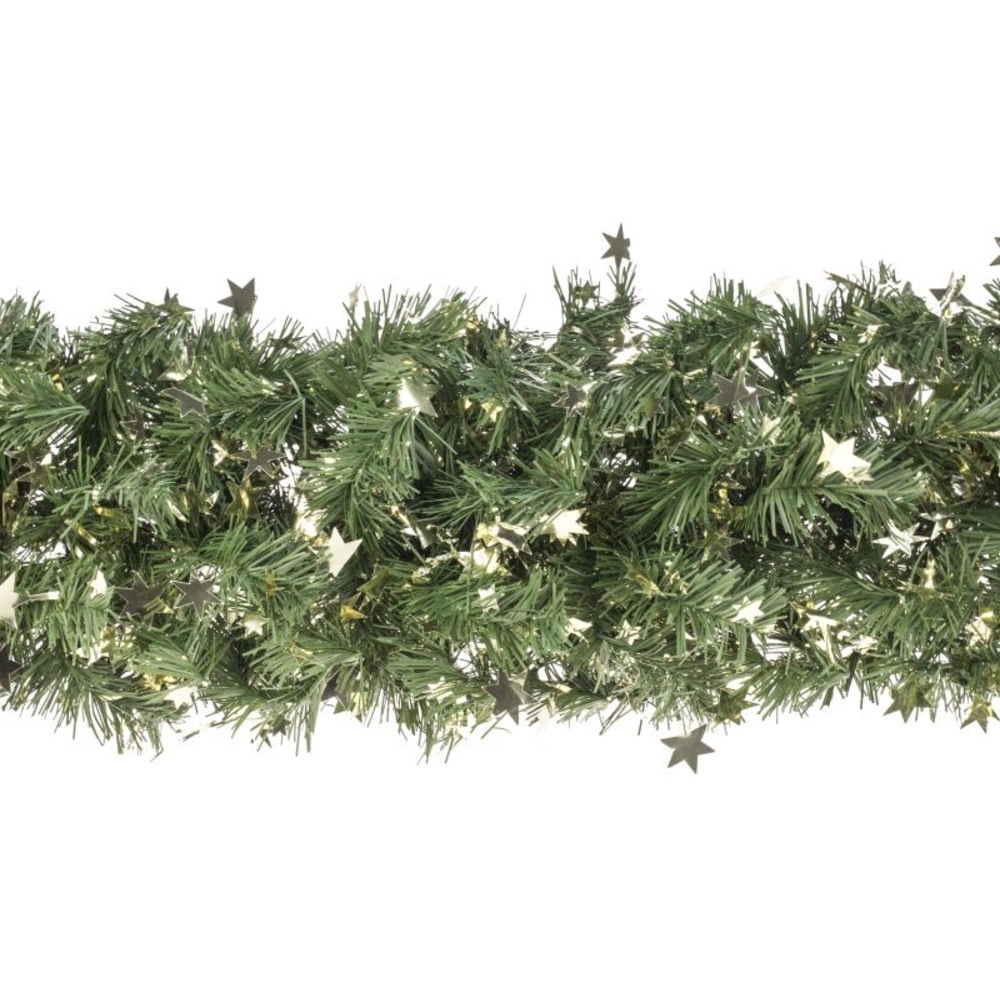 Guirlande sapin or étoile or L2,7m