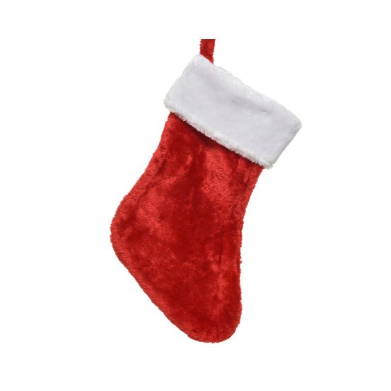 Chaussette polyester rouge H40,0cm
