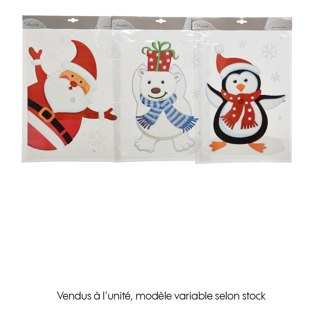 Décoration de fenêtre plastique 28.5X40cm