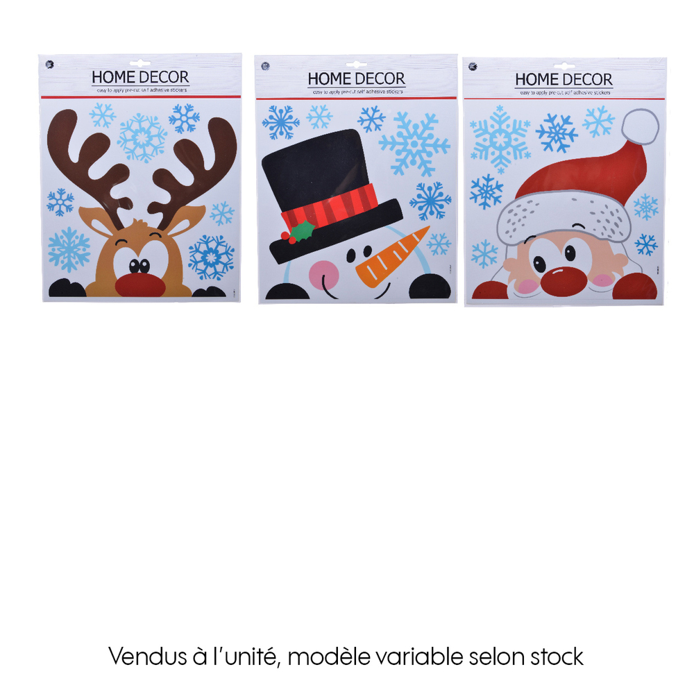 Décoration de fenêtre plastique 38.1X31cm