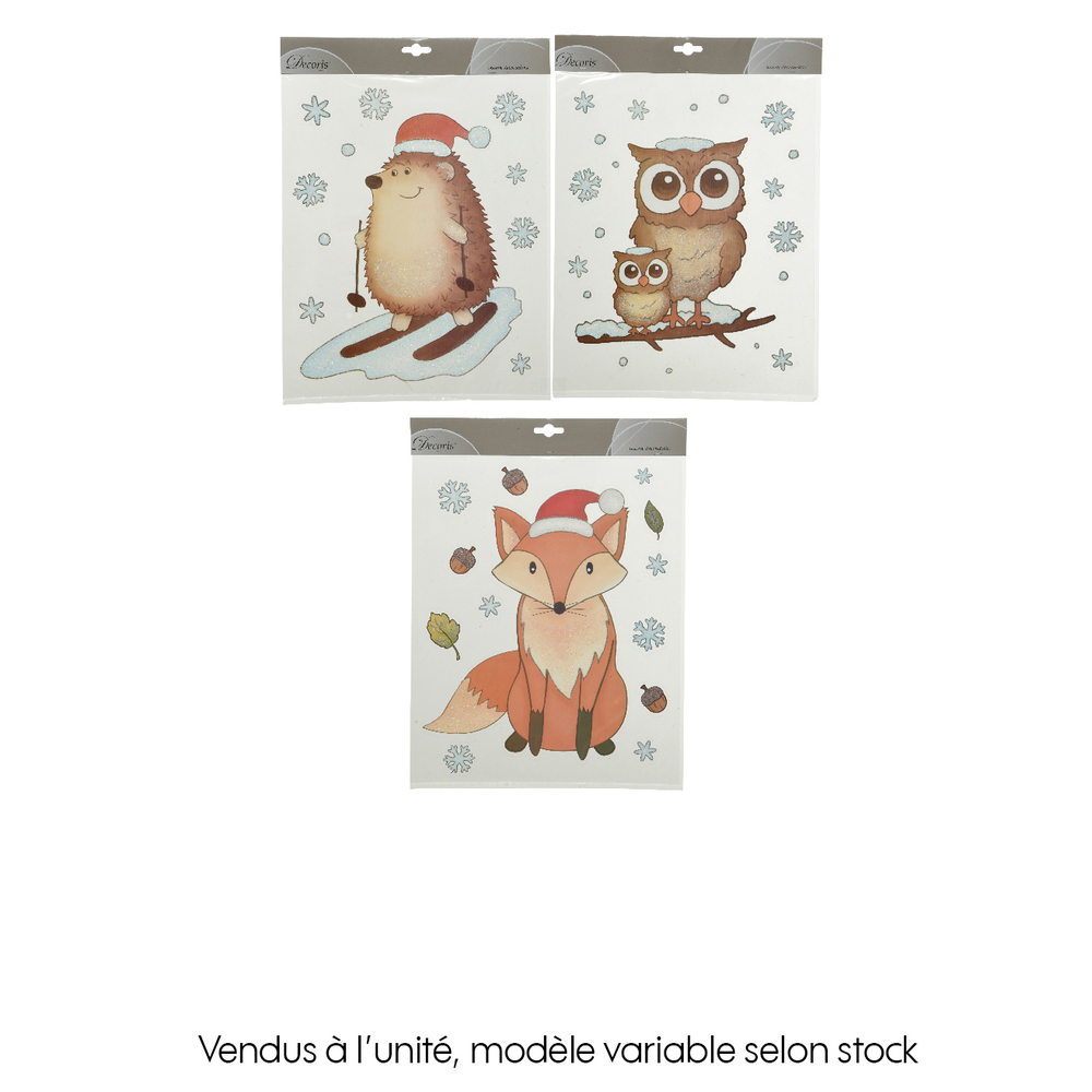 Décoration de fenêtre plastique 28.5X34.5cm