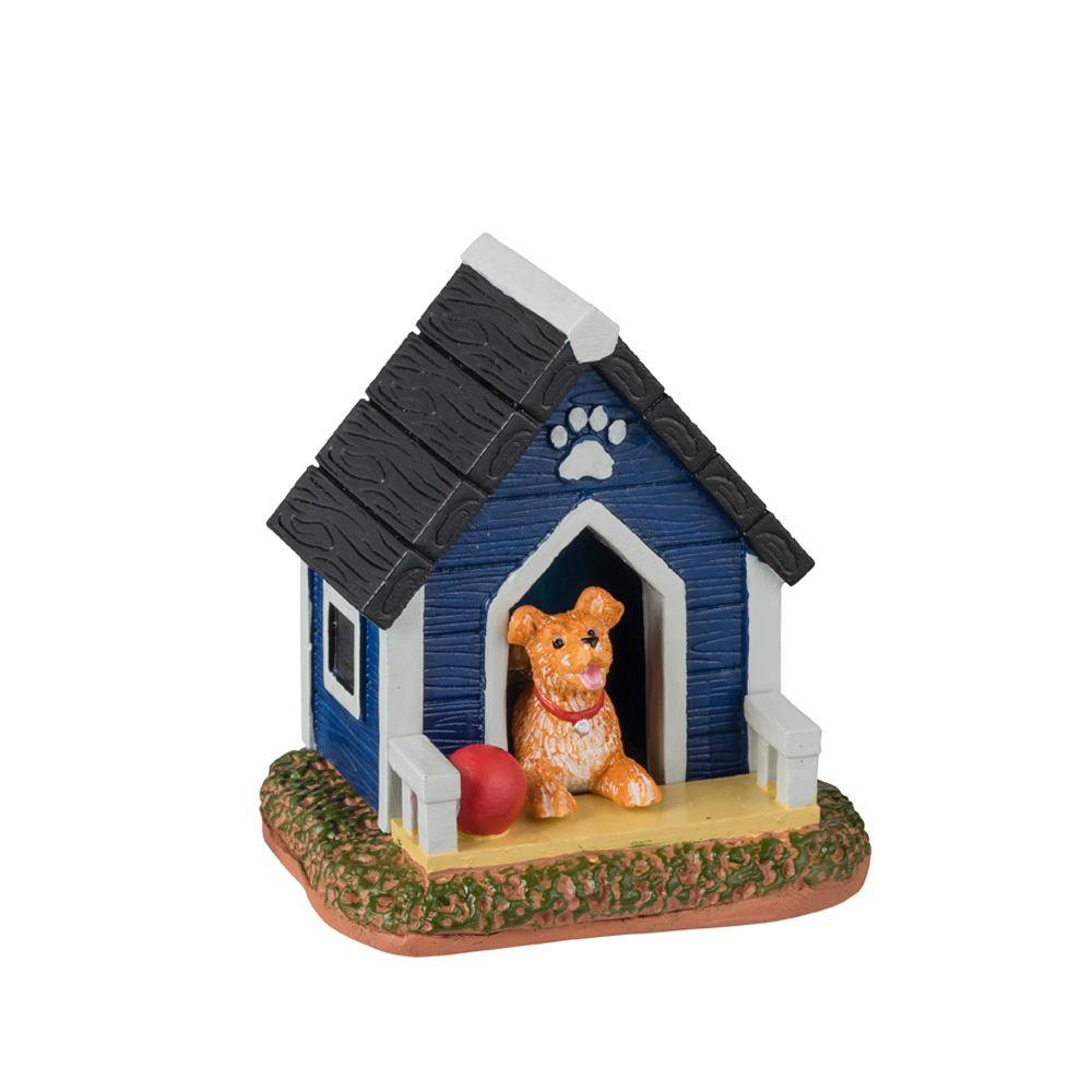 Figurine de Noël : La niche de Fluffy - H.5,3cm