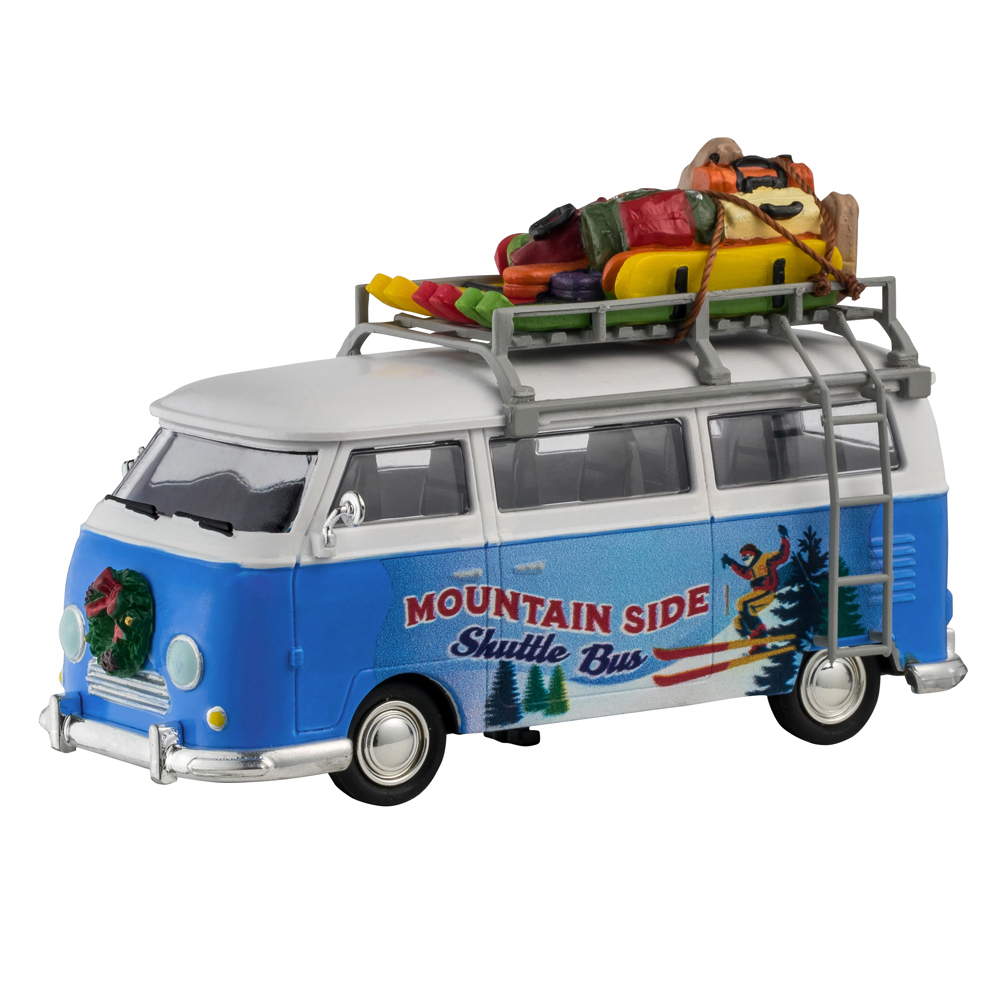 Figurine de Noël : Départ au ski en Van - H.6,5cm