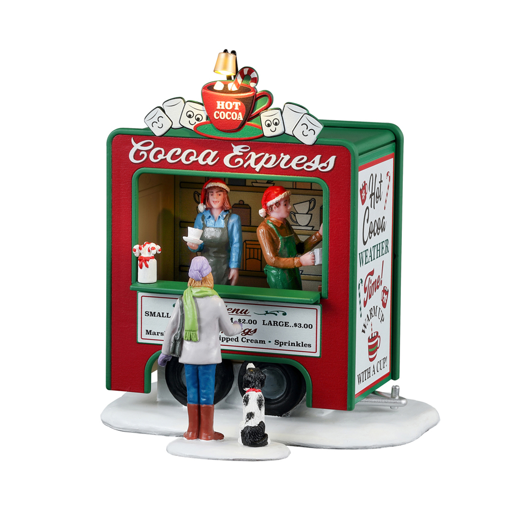Figurines de Noël : Marchand de chocolat 