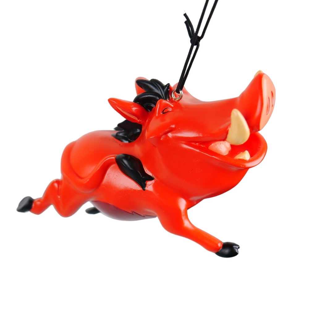 Suspension de Noël en résine : Pumba en 3D - H.7cm