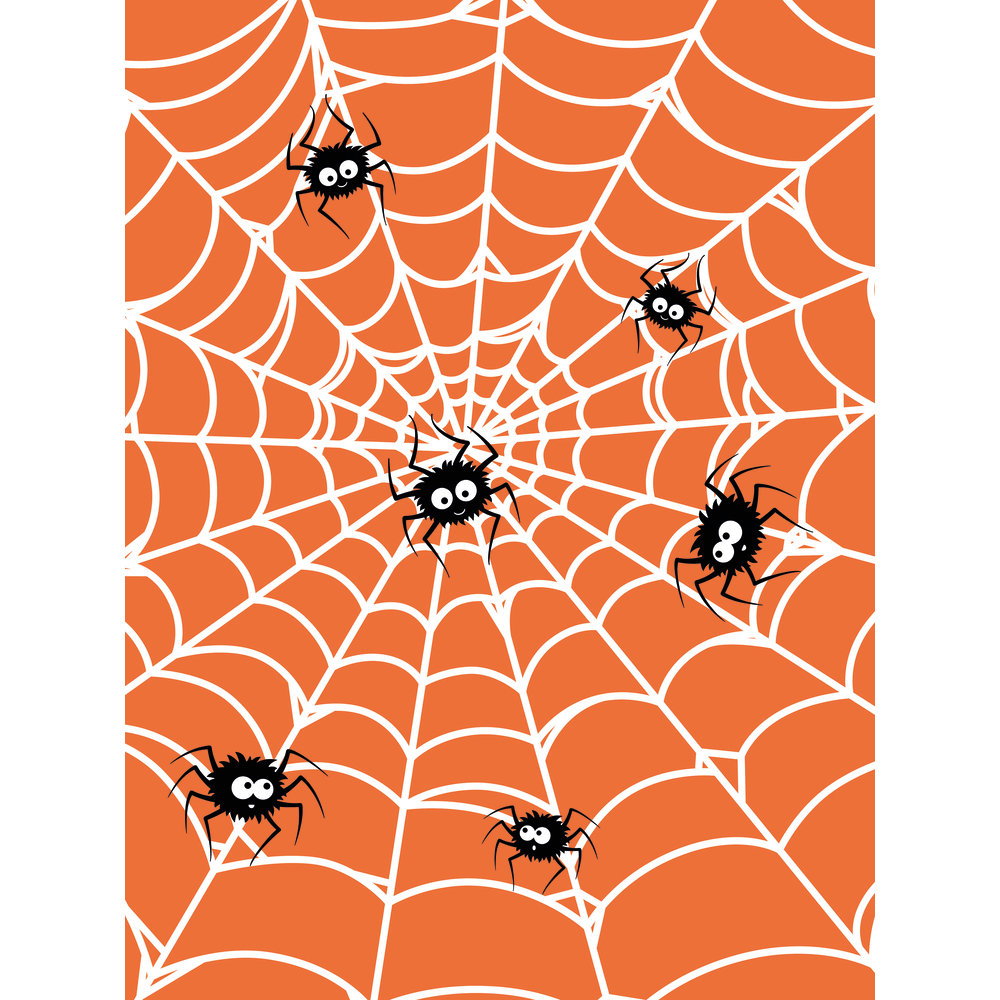 Assortiment de papier foil : 4 feuilles, thème Halloween - 30x40cm