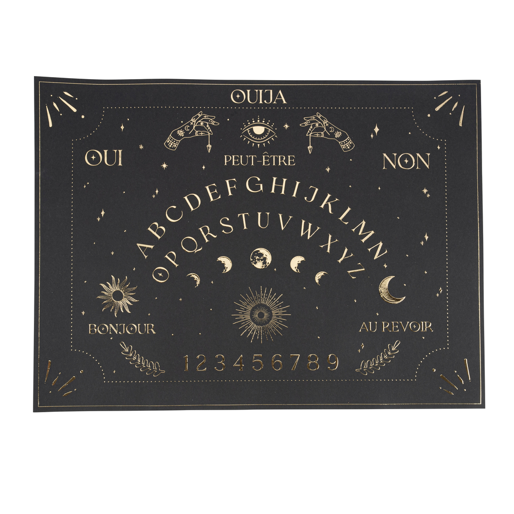 8 sets de table planche ouija 28,5x38,5cm