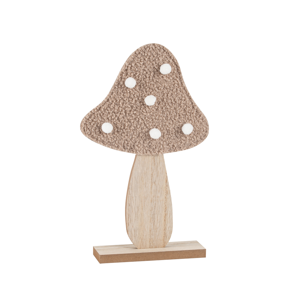 Champignon bois bouclette H30cm