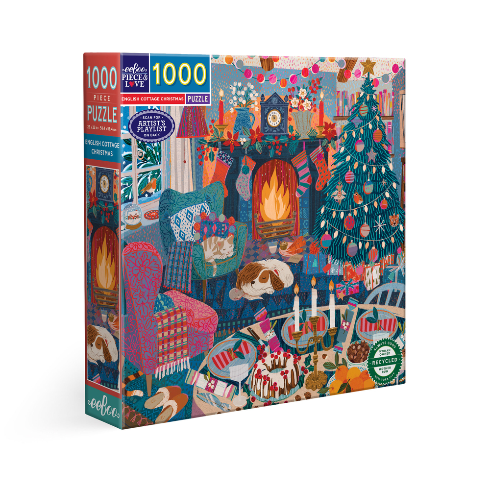 Puzzle Cottage Christmas - 1000 pièces