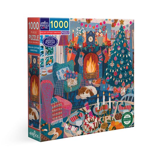 Puzzle Cottage Christmas - 1000 pièces