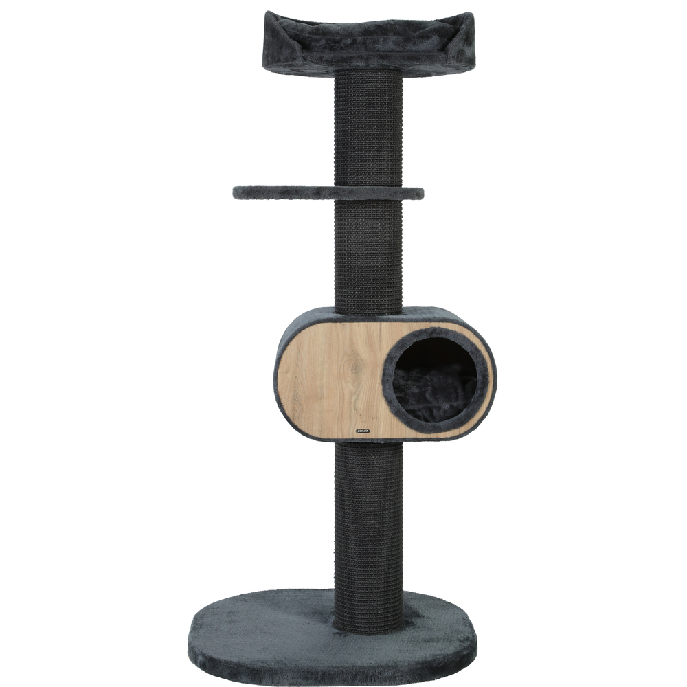 Arbre à chat : Wonderful cat 3, coloris gris - H.158cm