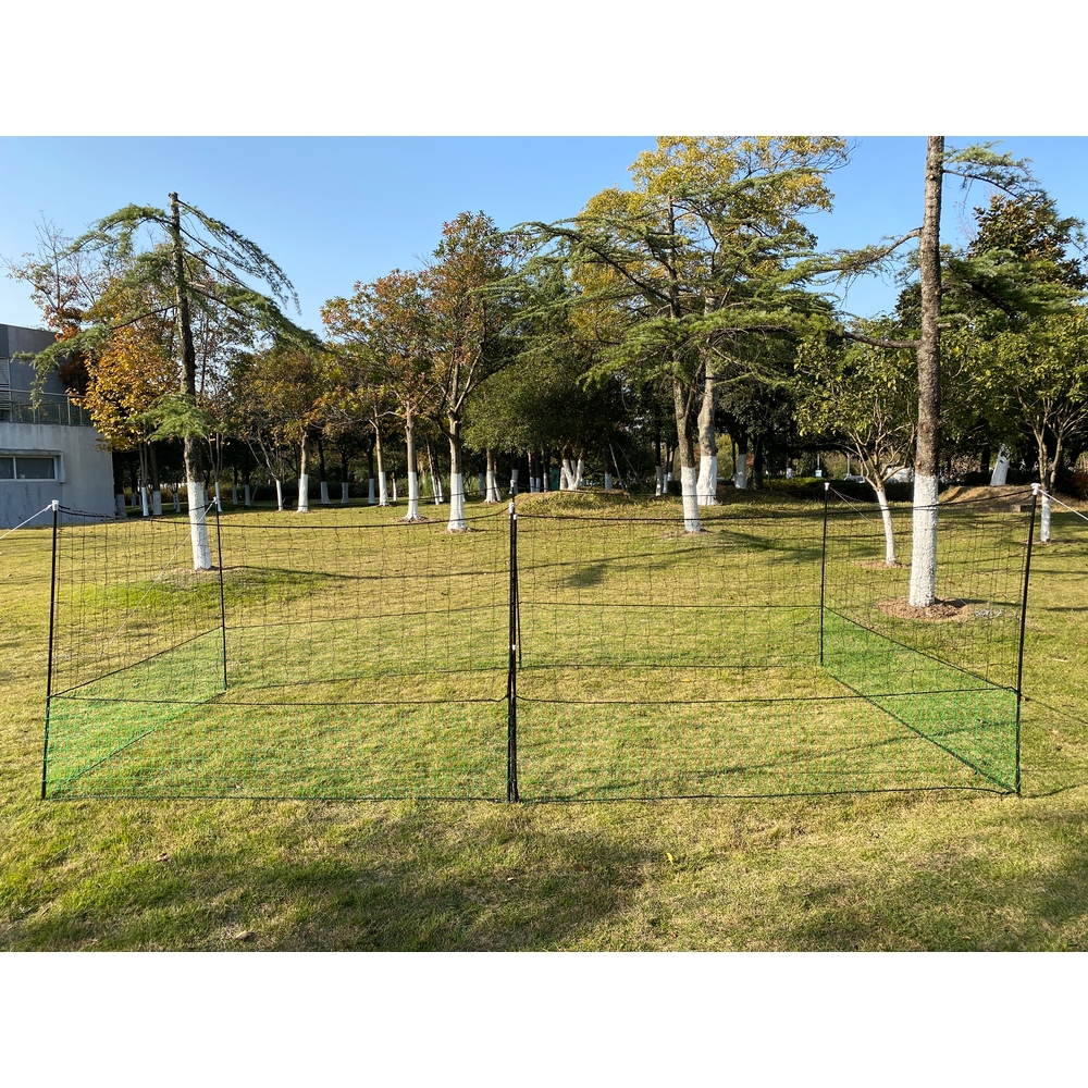 Kit complet, filet de clôture modulable pour poules - 12m