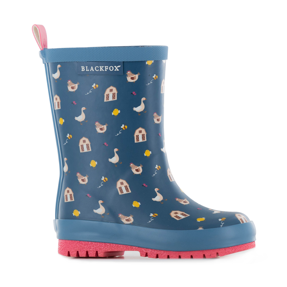 Bottes pour enfant 'Kansas', coloris bleu avec motifs - taille 23