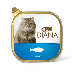 Pâtée Eco Diana au poisson pour chat - 100g