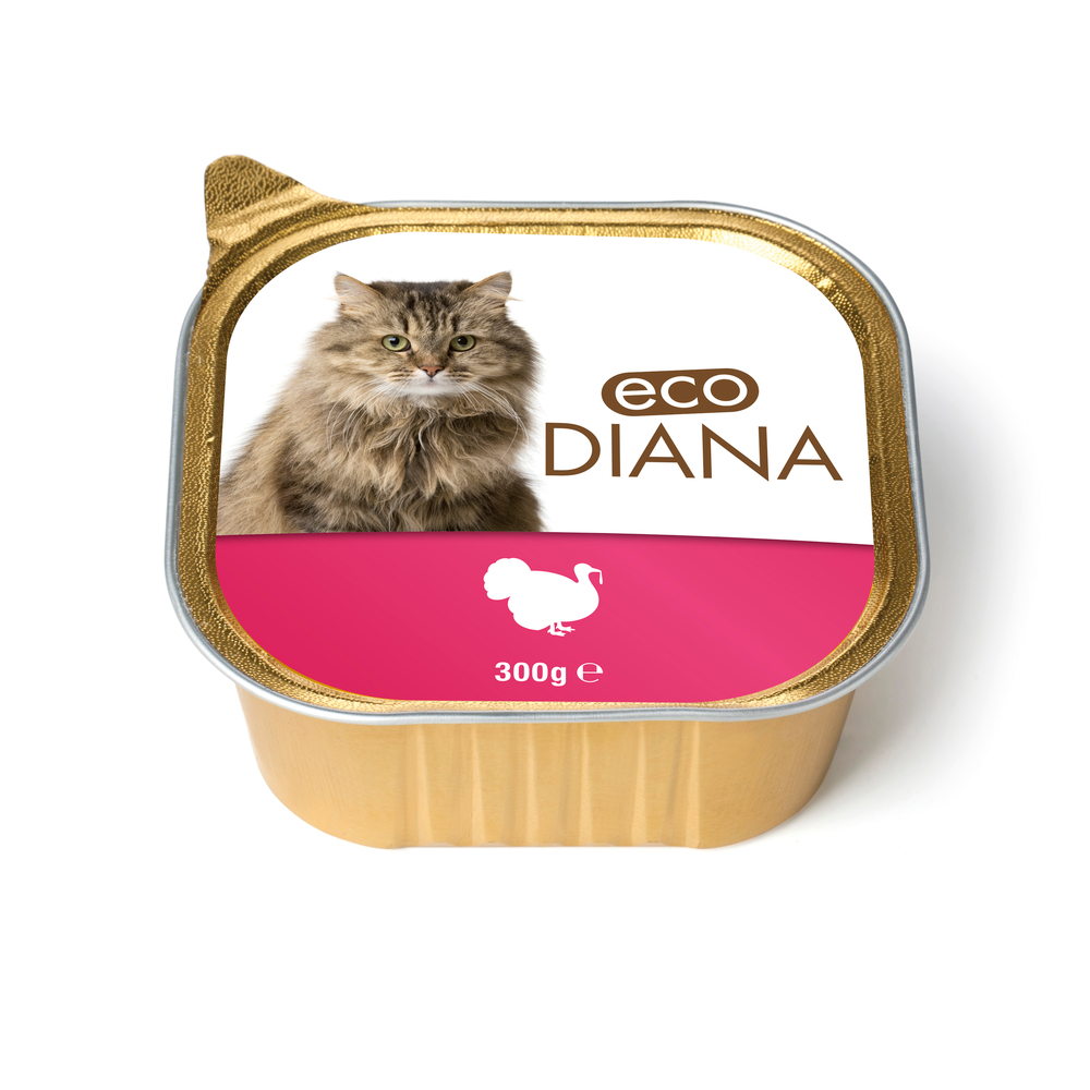 Pâtée Eco Diana à la dinde pour chat - 300g 