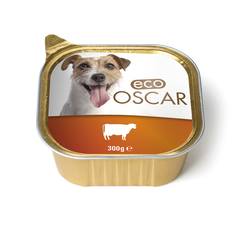 Pâtée "Eco Oscar" au bœuf - pour chien adulte 300g