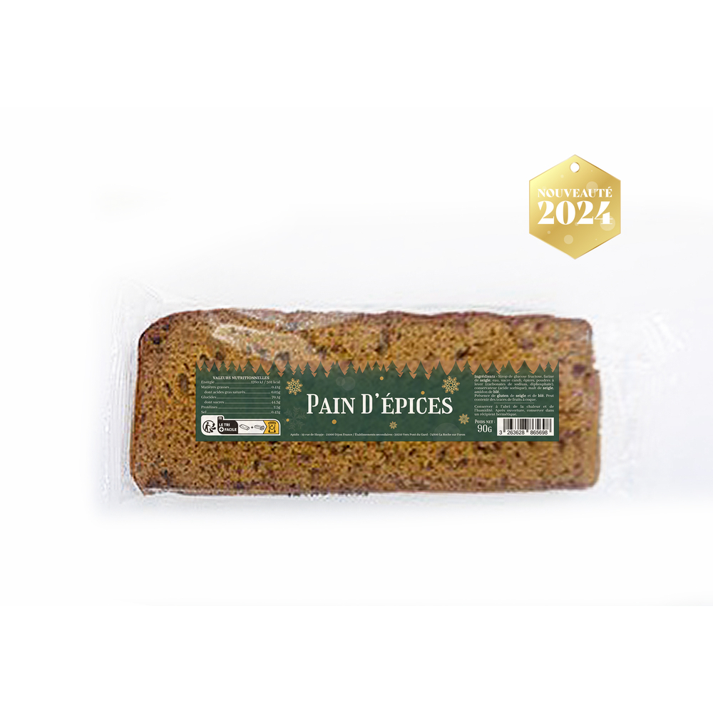 Tranche de pain d'épices - 90g