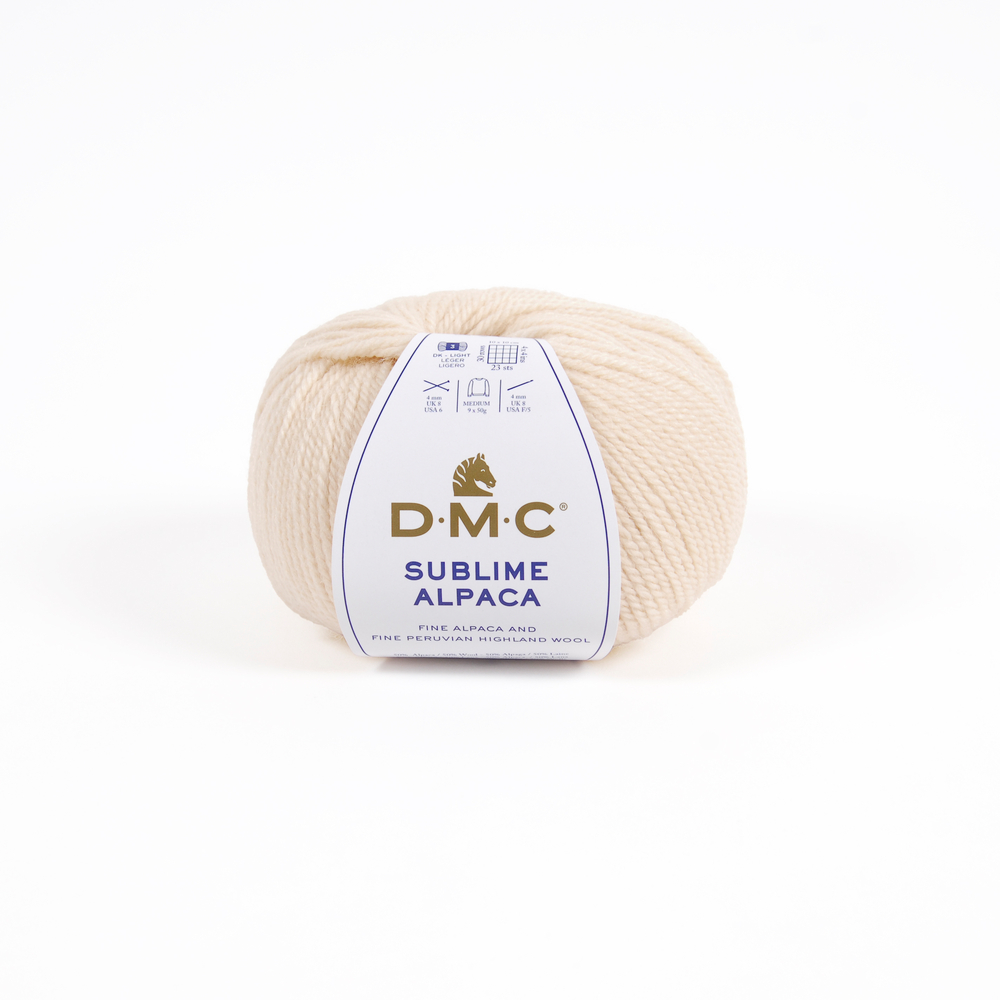 Pelote Sublime Alpaga et laine, coloris beige 103 - 50g