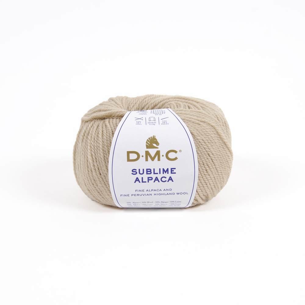 Pelote Sublime Alpaga et laine, coloris beige 113 - 50g