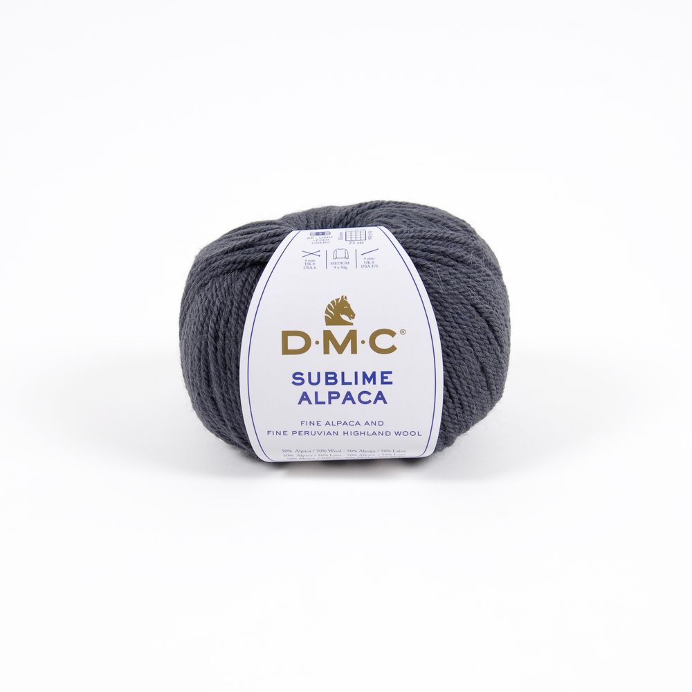 Pelote Sublime Alpaga et laine, coloris gris 127 - 50g