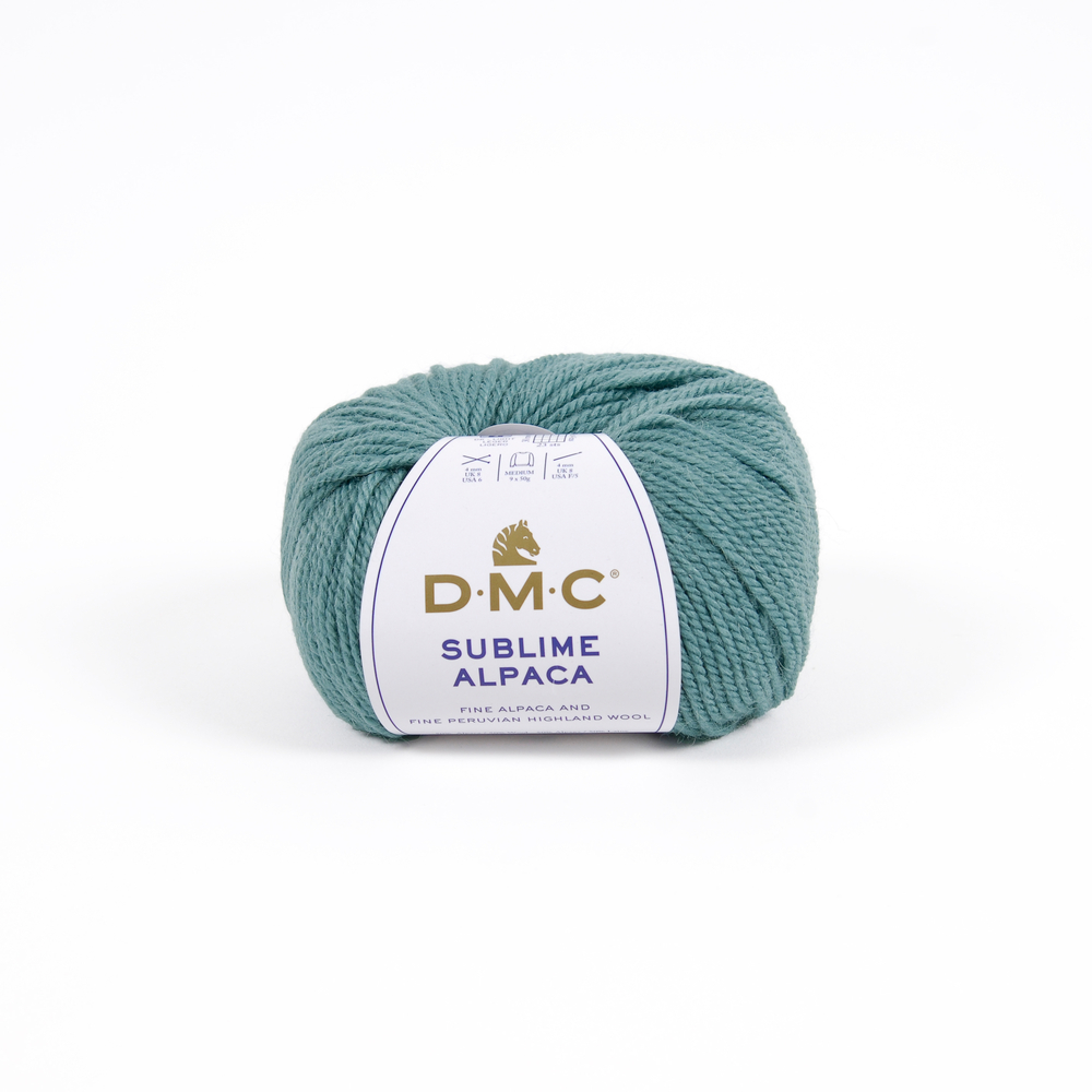Pelote Sublime Alpaga et laine, coloris vert d'eau 807 - 50g