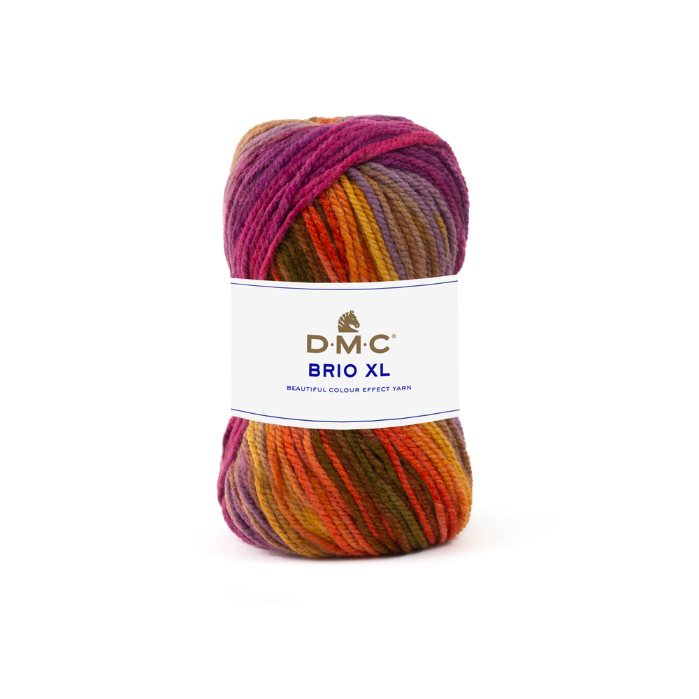 Pelote Brio XL en laine/acrylique, coloris mixte 405 - 100g