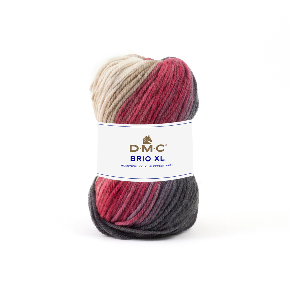 Pelote Brio XL en laine/acrylique, coloris mixte 423 - 100g