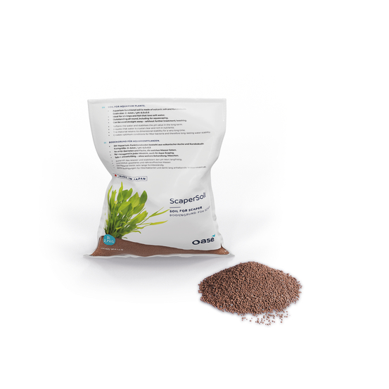 Substrat actif pour plantes d'aquarium, coloris marron - 3L