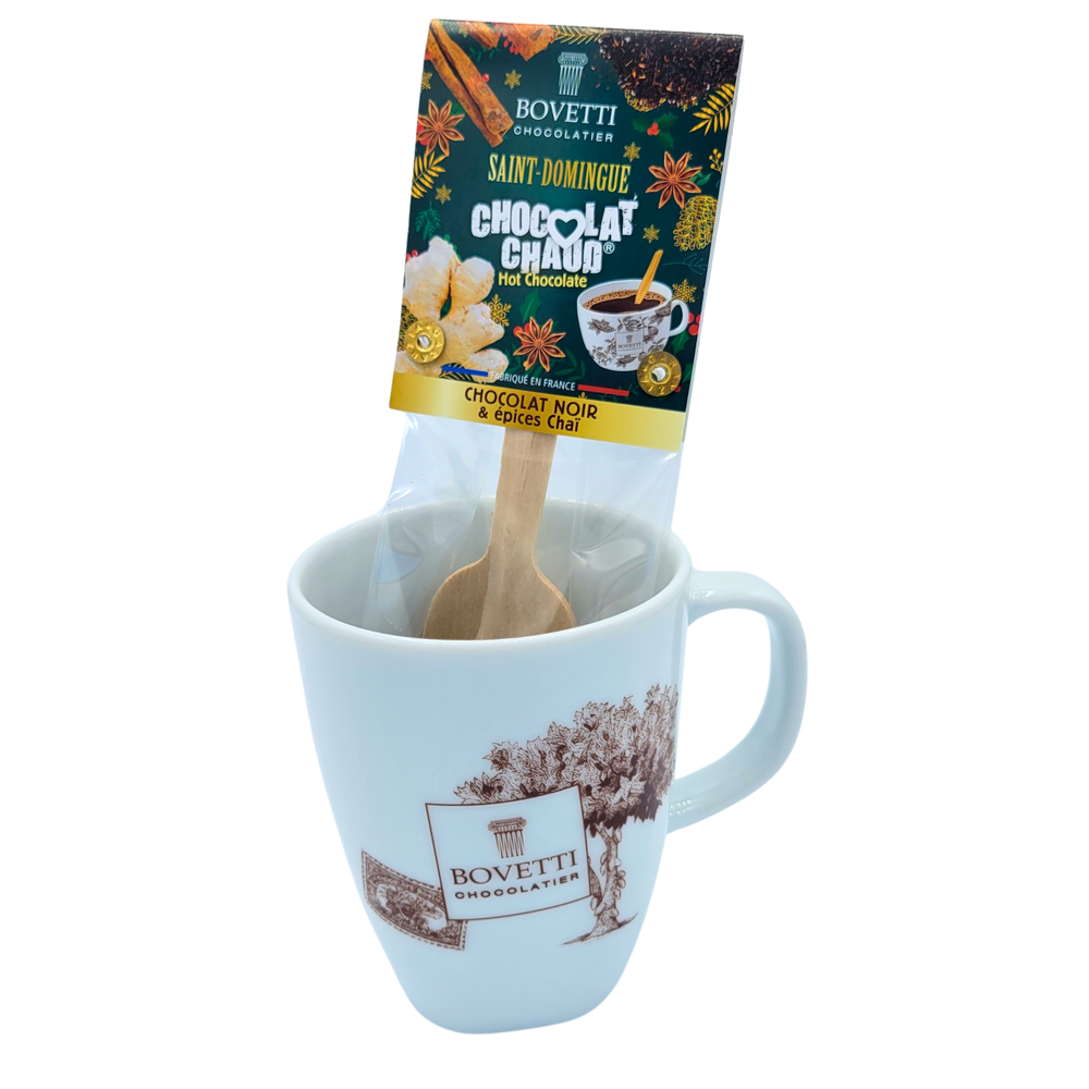 Cadeau p'tit dej chocolat noir & épices chaï