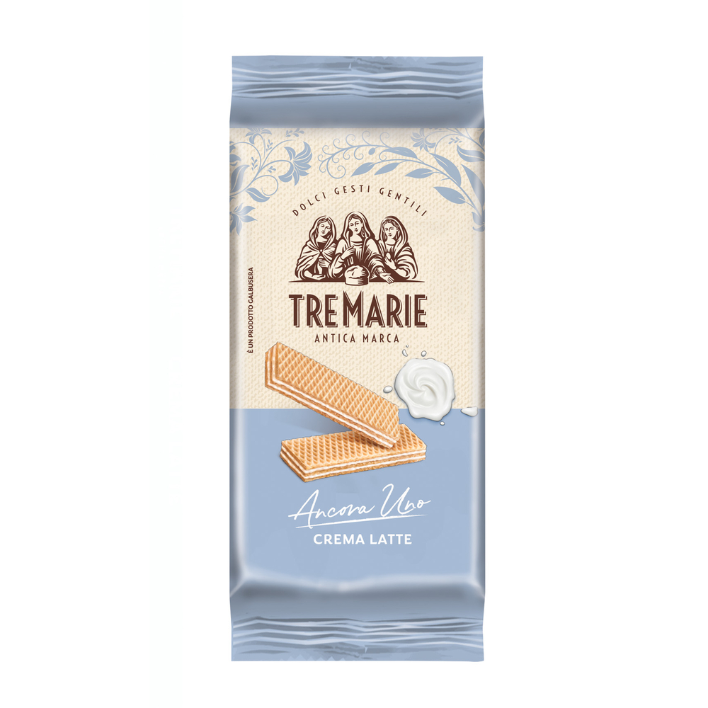 Gaufrettes fourrées à la crème de lait 45g