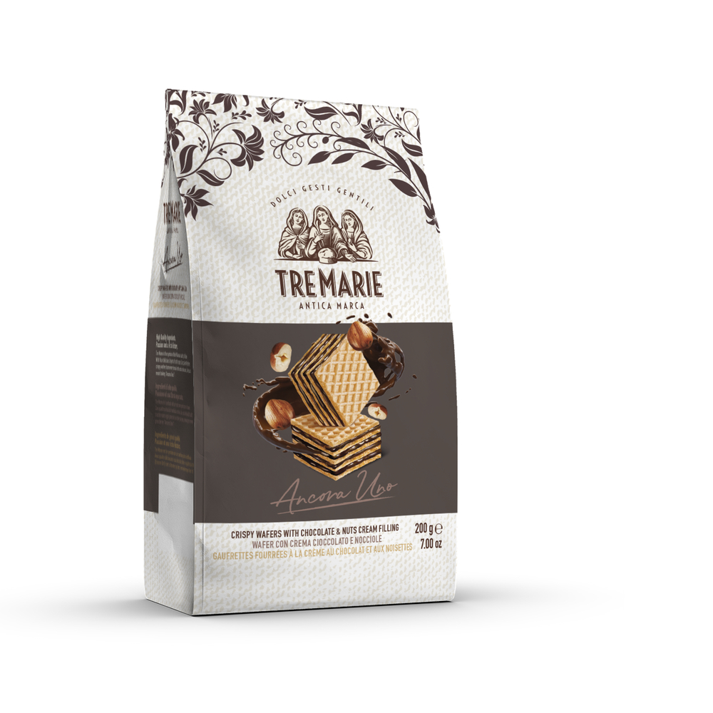 Gaufrette à la crème Gianduja, Ancora Uno 200 g