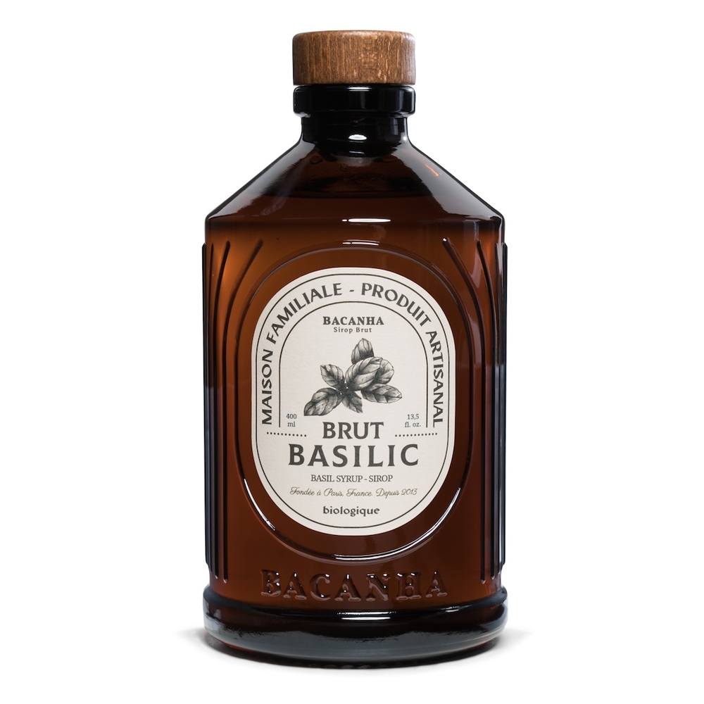 Sirop de basilic brut bio - 400ml