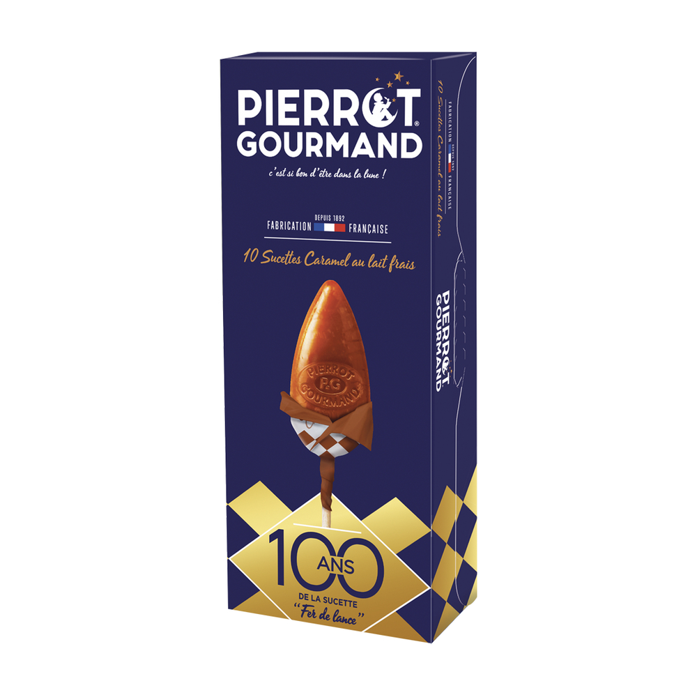 10 sucettes au caramel au lait frais