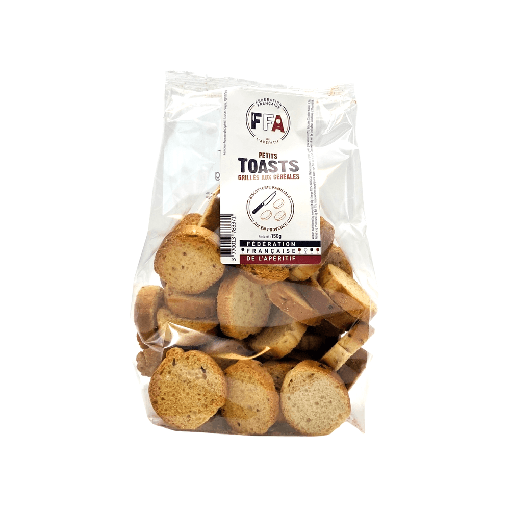 Petits toasts grillés aux céréales 150g