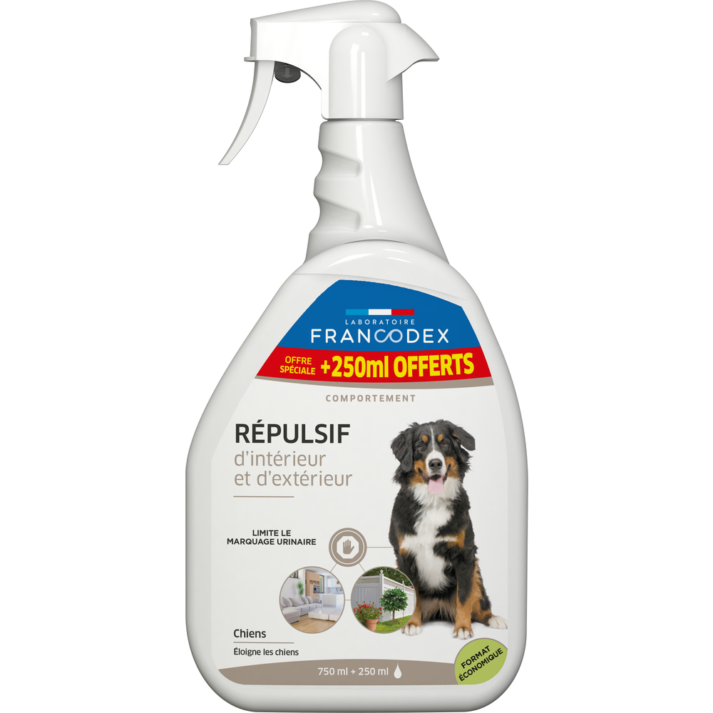 Répulsoff promo intérieur & extérieur chien 1L