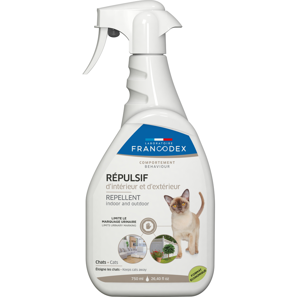 Répulsif intérieur & extérieur chat 750ml