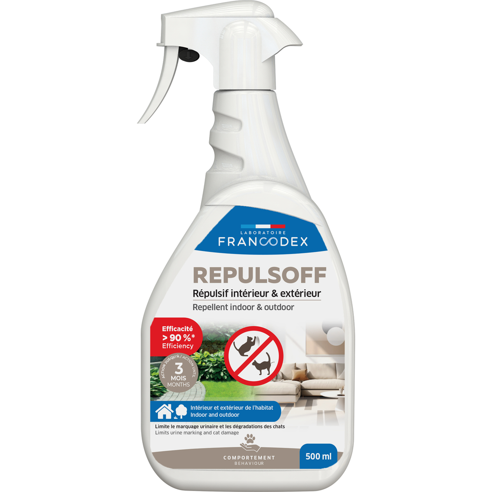 Repuls'off intérieur et extérieur chat 500ml