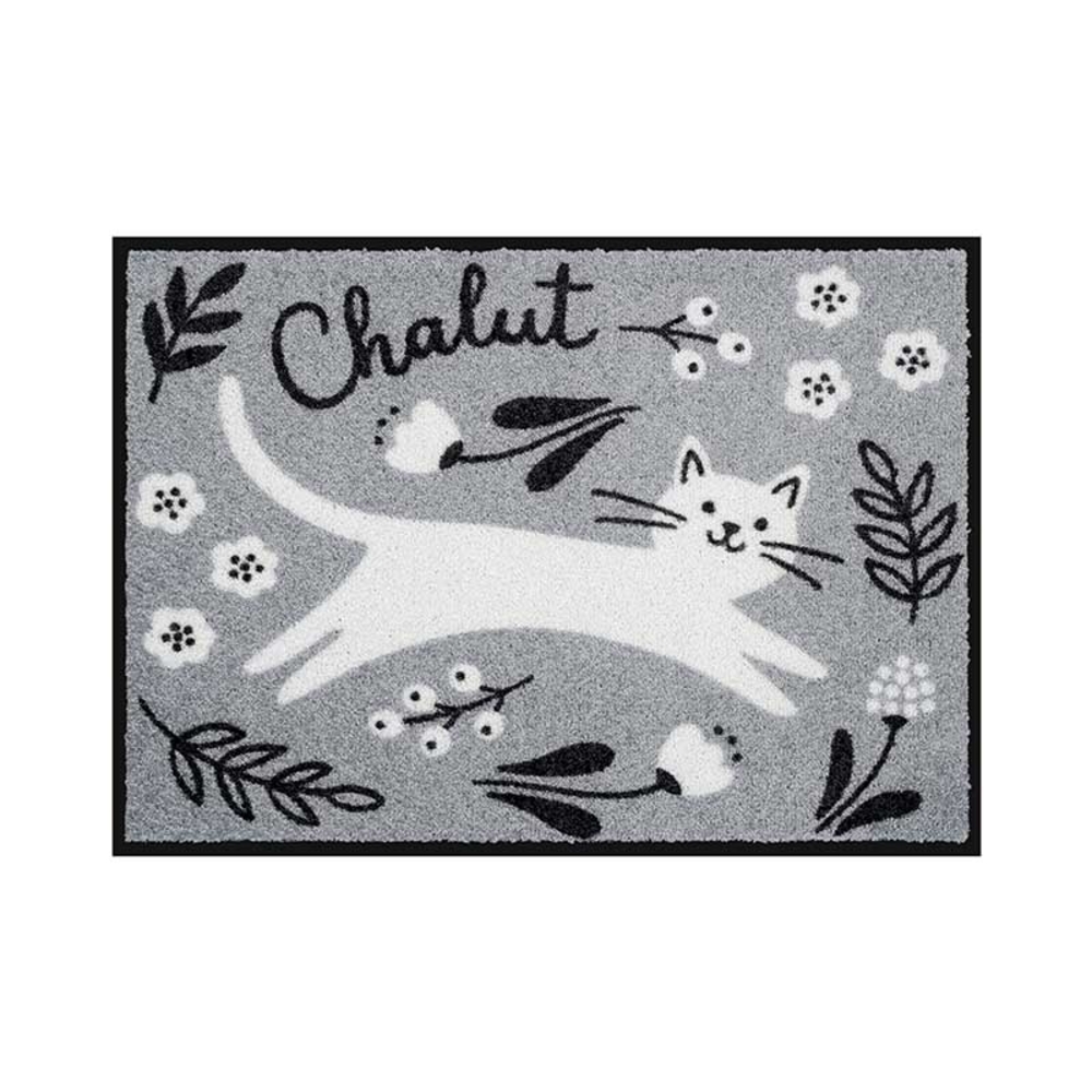 Tapis 'Chalut', coloris gris - L.70xl.50cm