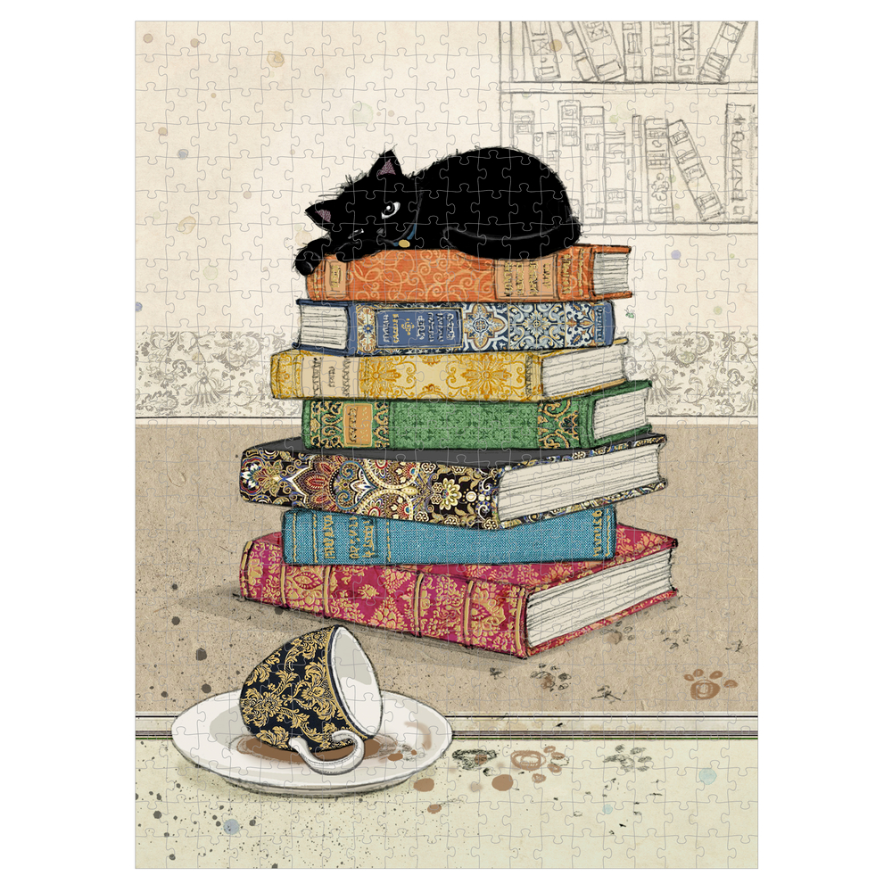 Puzzle pour enfant 'Chaton et livres', 500 pièces