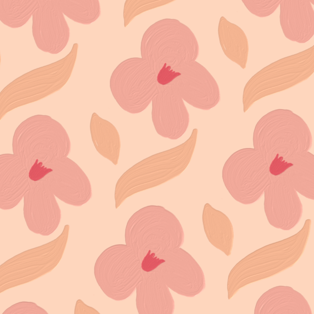 20 serviettes cocktail 'Fleurs d'oranger', coloris rose - 25x25cm