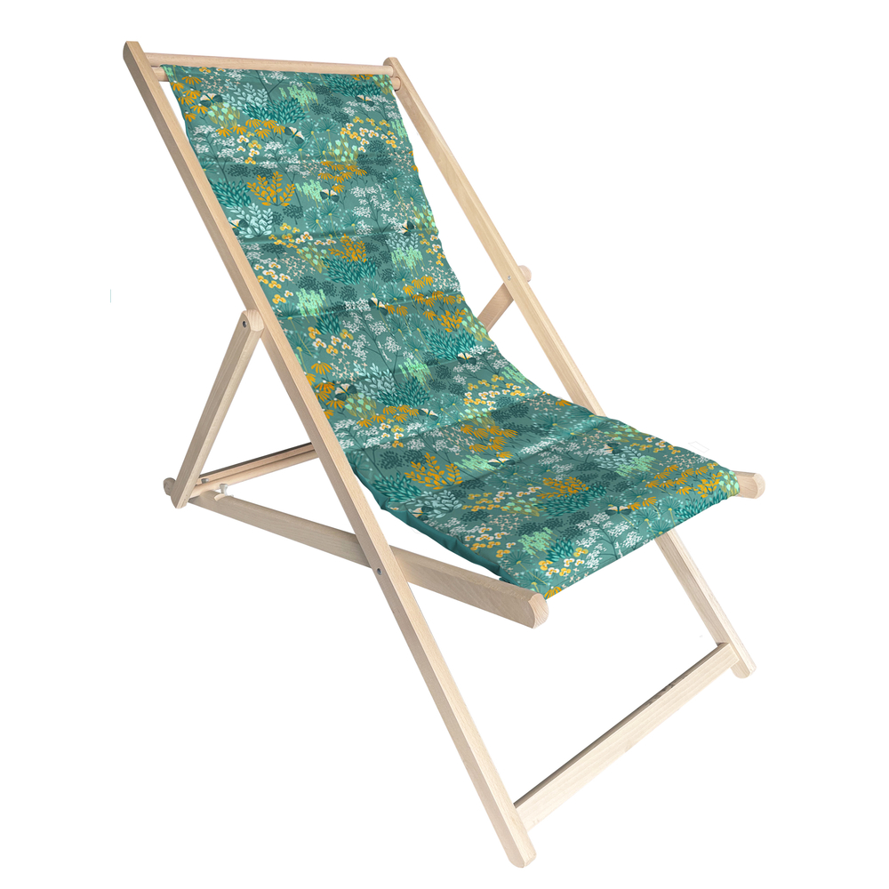 Chilienne matelassée papillon fleuri F100