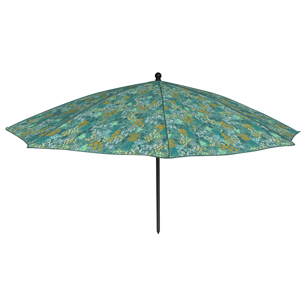 Parasol Smart papillon fleuri - D.240cm