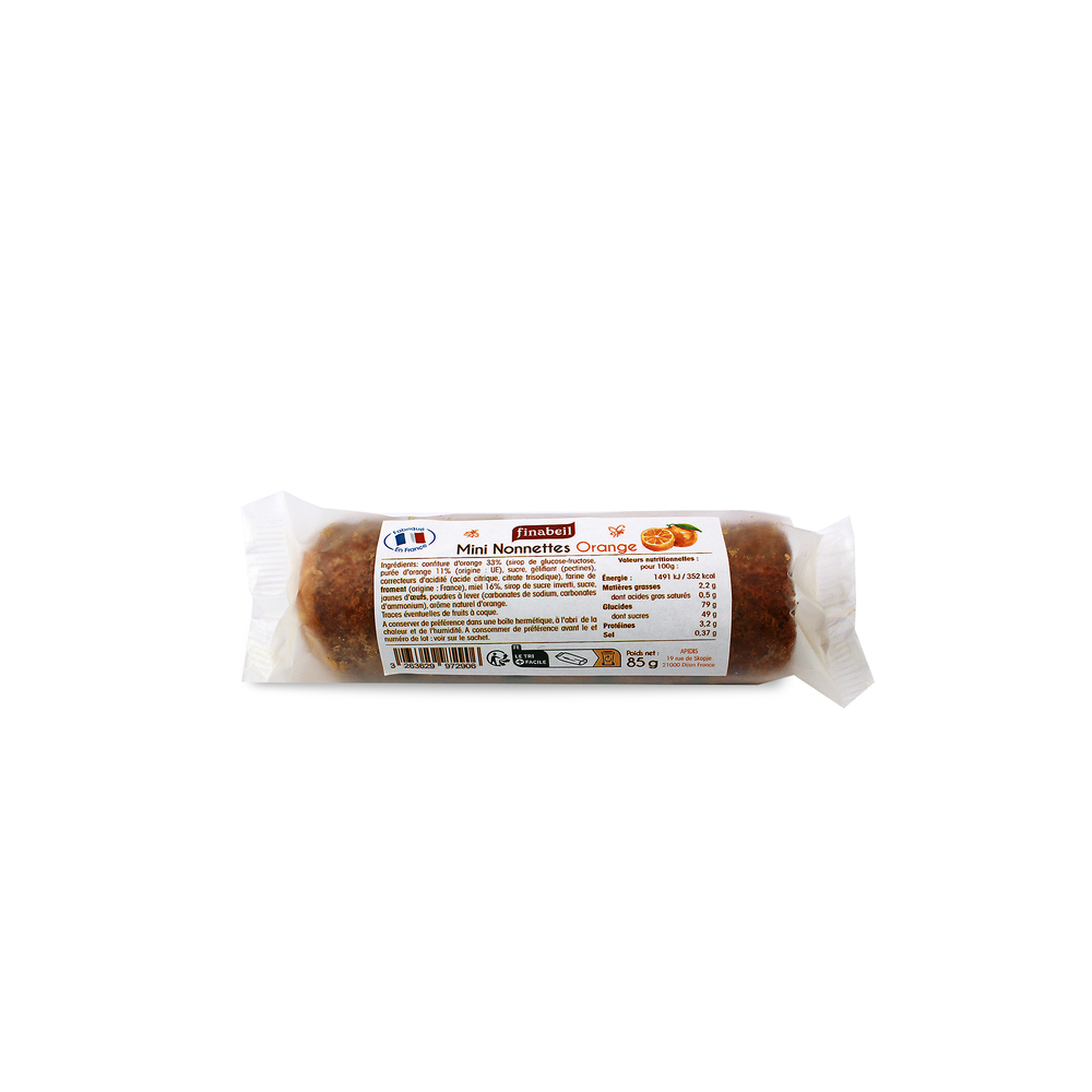 Mini nonnettes, saveur orange - 85g