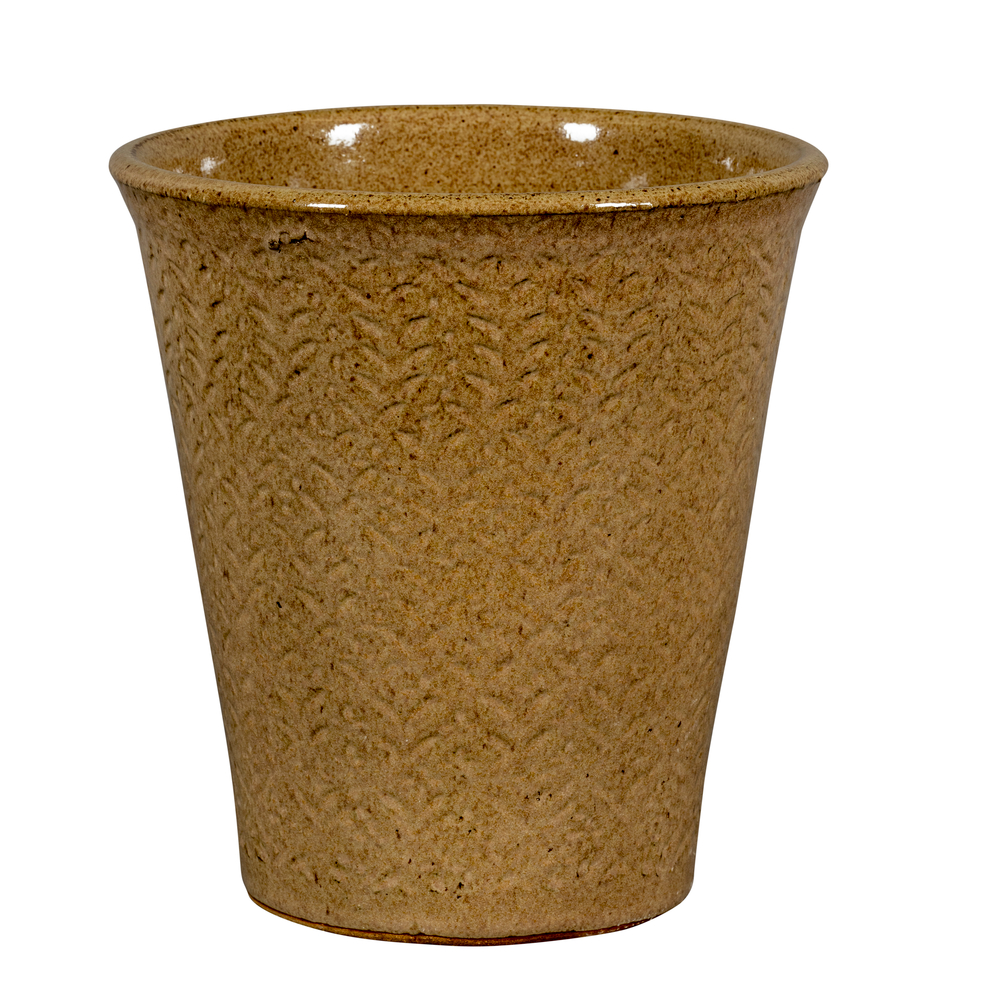 Pot Fanny marron - 28x29cm