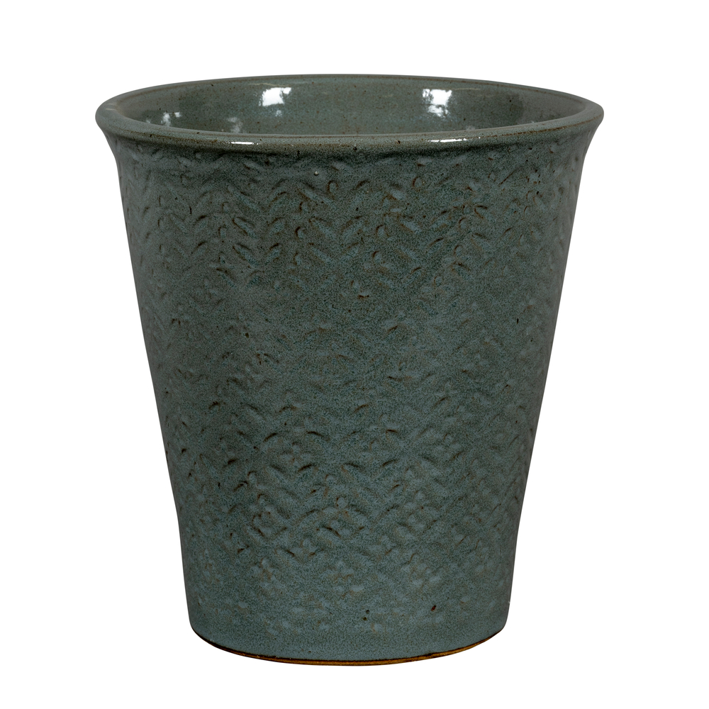 Pot Croizy gris - 28x29cm