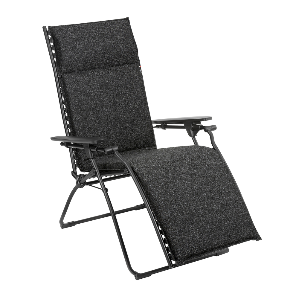Fauteuil Relax matelassé BAYANNE Ebène