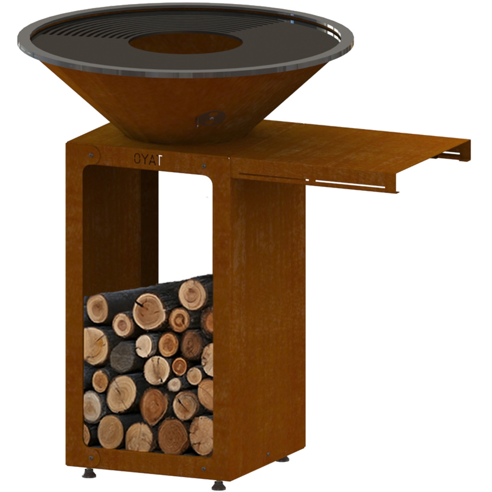 Tablette B.B.O 78 & 88, coloris cognac - 41,5x41,5