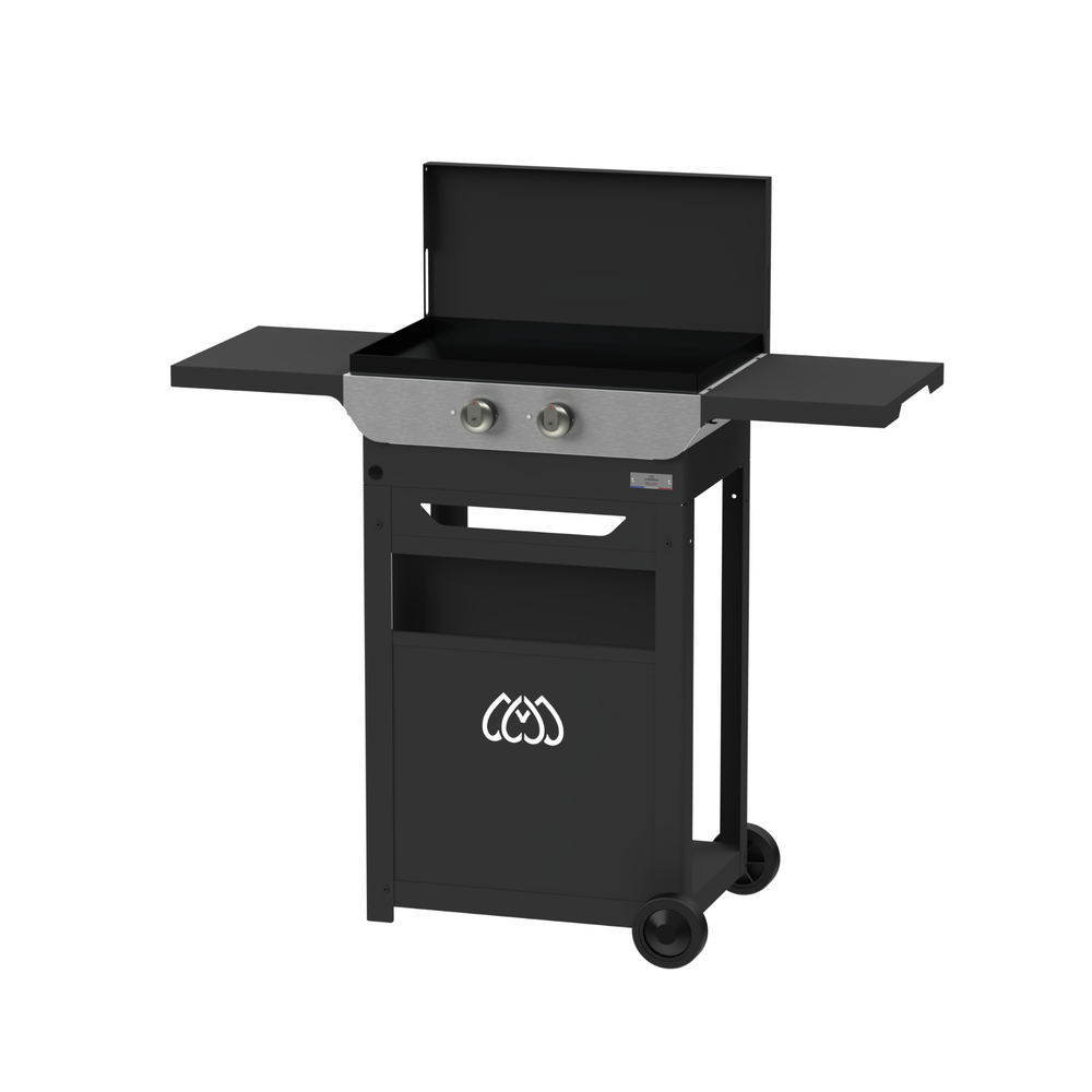 Plancha électrique original 260 duo noir, chariot + couvercle